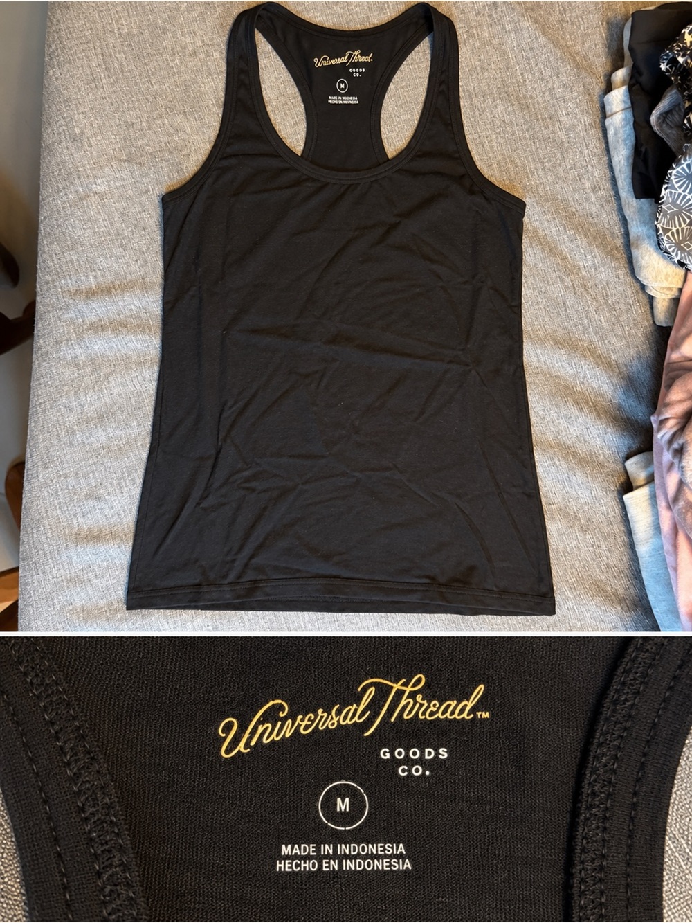 Universal Thread Black Racerback Tank - Slim Fit Women's Tank Top